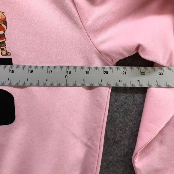 BTS K-Pop Sweatshirt Size Medium M Pink Graphic Lightweight Pullover Crewneck - Picture 8 of 9